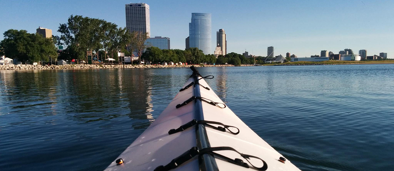 kayaker in Mlwaukee